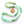 Chrysoprase, 8-9mm Rondelles, Graduated Color on 15-inch Strand