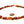 Natural carnelian nugget beads