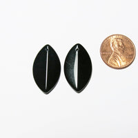 Black Onyx Shield Pendant, Small