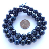 Blue Tiger Eye, 10mm Round Beads, 16-inch Strands