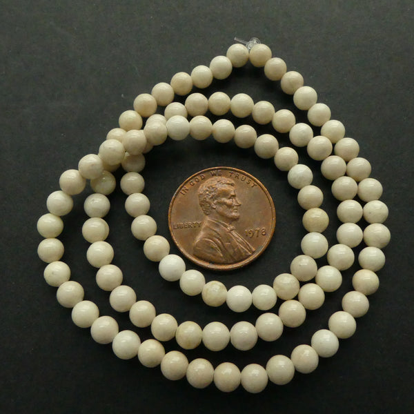 Riverstone, Round, 4mm on 16" Strands