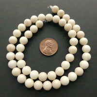 Riverstone, 8mm Round Beads on 16-inch Strands