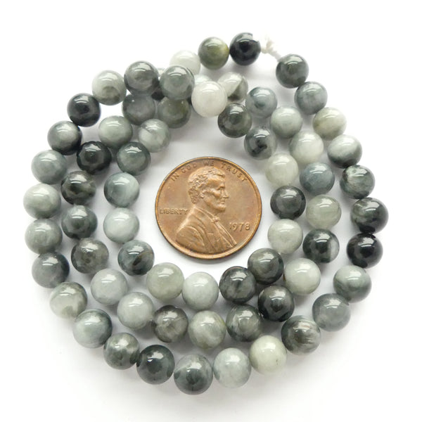 Eagle's Eye Pietersite, Round, 6mm on 16" Strands