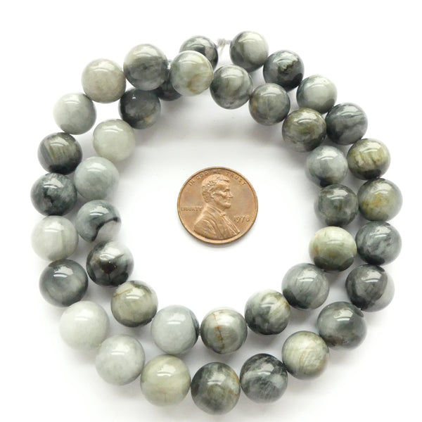 Eagle's Eye Pietersite, Round, 10mm on 16" Strand