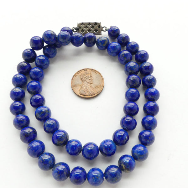 Lapis Lazuli Round 8mm, 17 inches Strand