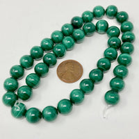 Malachite 10mm beads Bead-Zone.com