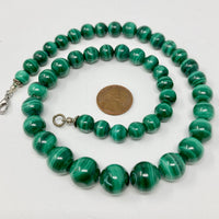 Graduated malacite beads Bead-Zone.com