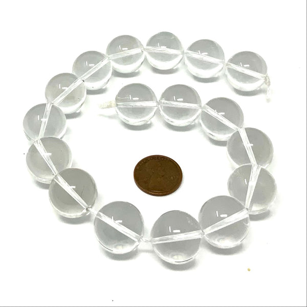 Rock Crystal Round 18mm