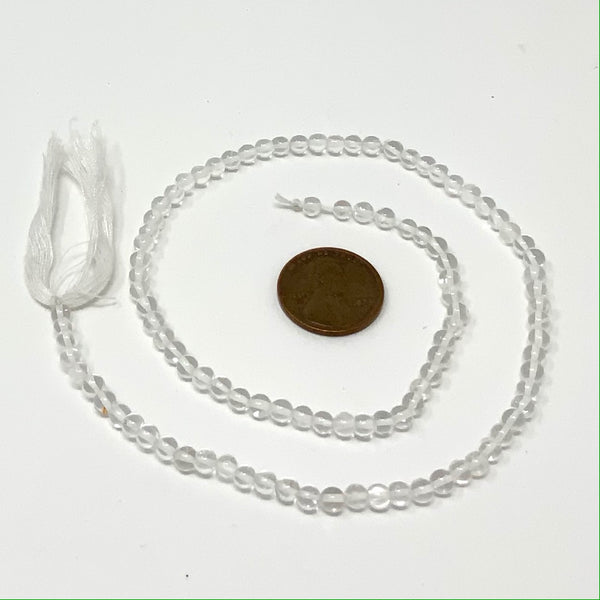 Rock Crystal Round 4mm