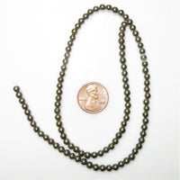 Pyrite Round 4mm