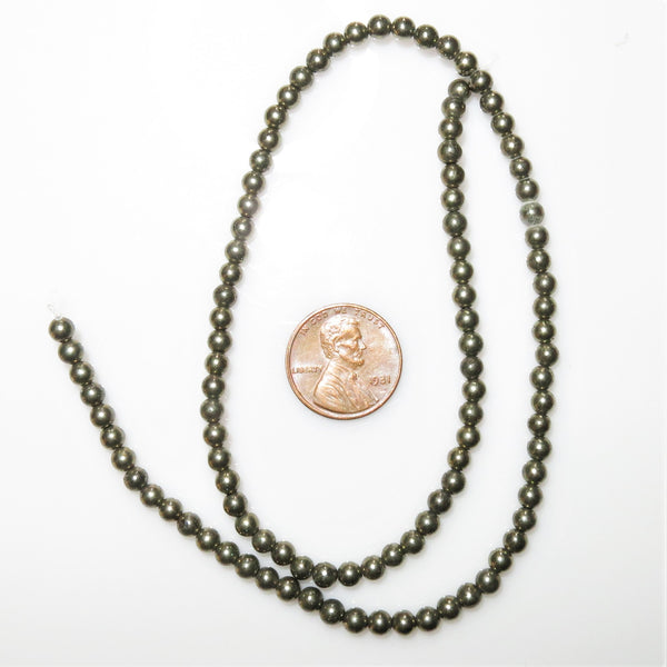 Pyrite Round 4mm