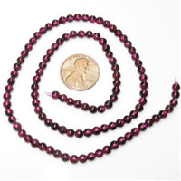 Garnet, Round 4mm