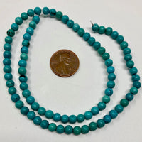 Turquoise round beads Bead-Zone.com