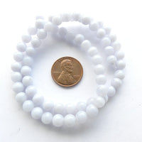 Blue Lace Agate, Round 6mm