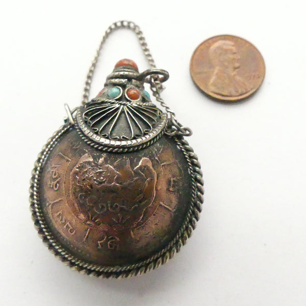 Bottle Pendant with Stopper, 46mm Tall