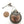 Bottle Pendant with Stopper, 46mm Tall
