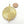 Baoule, Gold Plated Brass Lost Wax Cast Pendant, 45mm Diameter
