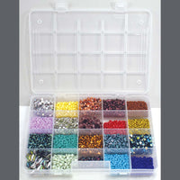 Keeper Box, Medium 20 Compartment Storage Box wth Latching Lid
