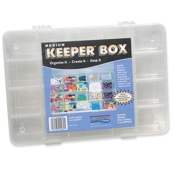 Keeper Box, Medium 20 Compartment Storage Box wth Latching Lid