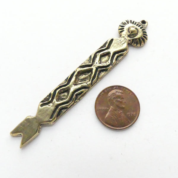 Bronze, Nancy J. Young Totem Figures, 3.25 Inches Long