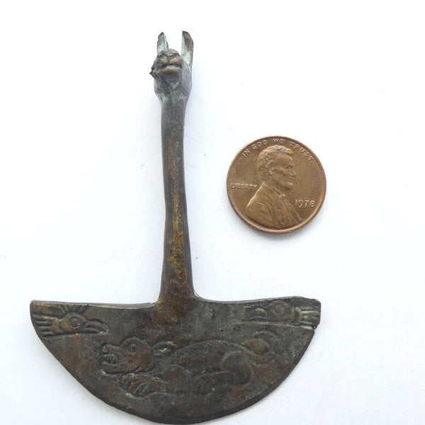 Peruvian Llama Head Blade, 75x50mm