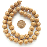 Patikan Wood, 8mm Round Beads on 16" Strands