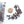 Wood Round, Natural Dark Brown, 3-4mm, Pkg of 30 Grams
