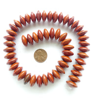 Red Jasper Rondelles X-Large 7x17mm