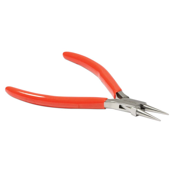Pliers, Round Nose, Red Handle