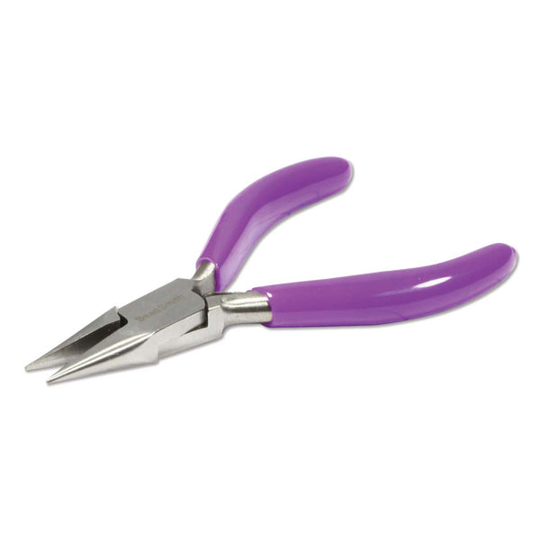Pliers, Chain Nose Mini, Purple Handles